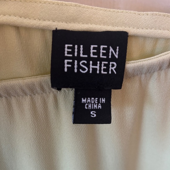 Eileen Fisher Light Green Textured Jacket and Dress Set - Picture 7 of 7